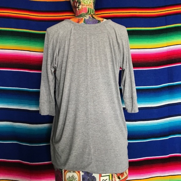 Anthro Lamai Embroidered Shirt Dolan Silver Patch - Picture 6 of 8